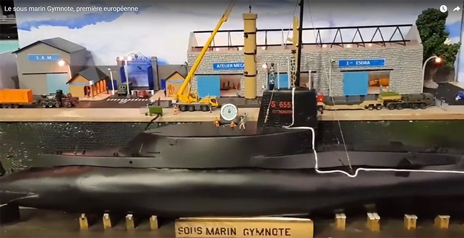 le sous-marin Gymnote première européenne